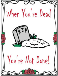 When Youre Dead tract.indd